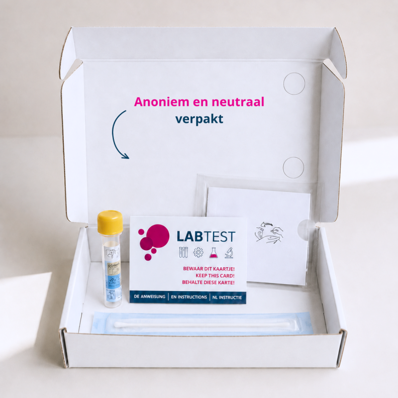 Combinatie testpakket voor de vrouw met 5 soa-bepalingen