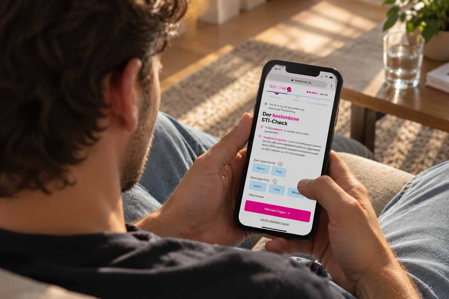Online-Testguide zur Auswahl des passenden STI-Tests