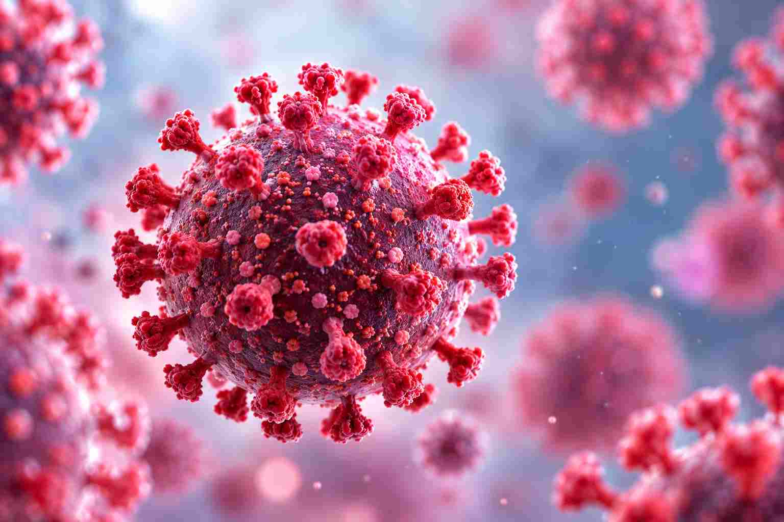 Illustration der Blockierung von HIV durch PrEP