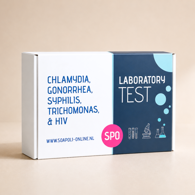 Combination STI test kit for women 5-in-1